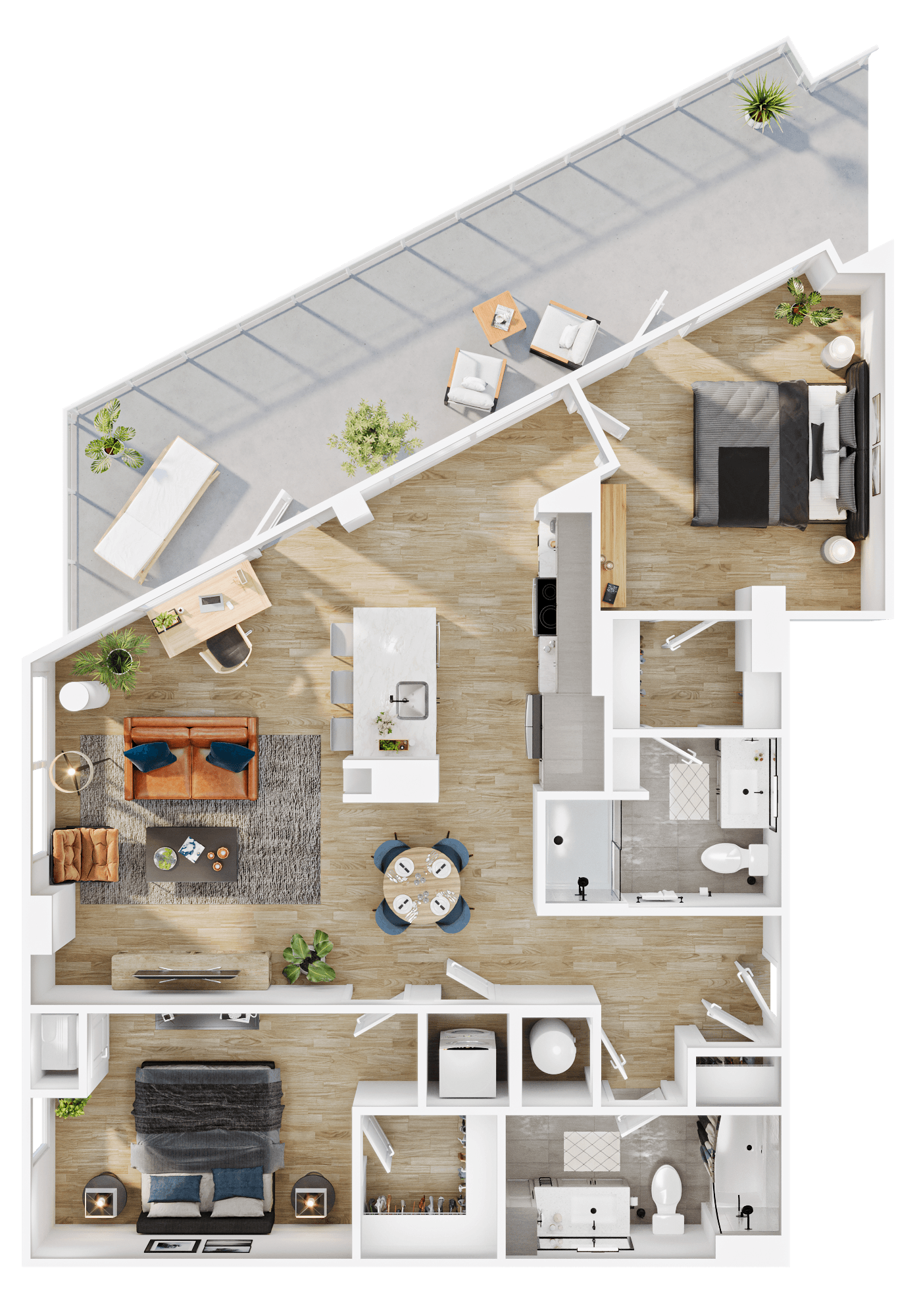 Floor plan layout diagram for B14